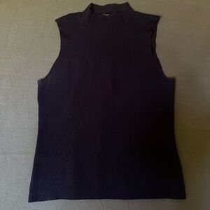 Vintage 90s LEILEI navy Blue Tank Top